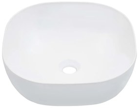 Lavandino 42,5x42,5x14,5 cm in Ceramica Bianco