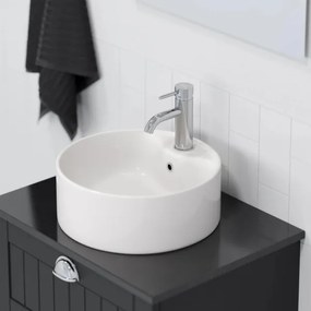 BATH DELUXE 06-038-09-11-00 - Lavabo da appoggio VIKEDAL Ø 38 cm ceramica/bianco