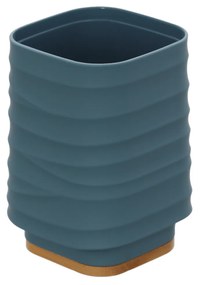 Portaspazzolino D'Appoggio Feridras "Alabama" Blu Pastello