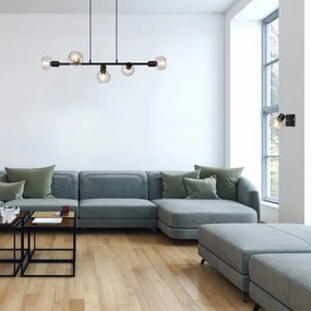 Rabalux 3297 - Lampadario su corda SULLIVAN 5xE14/40W/230V