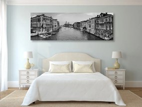 Quadro su tela – Famosi canali di Venezia in bianco e nero