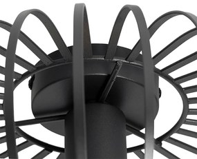 Plafoniera di design nera 39 cm - Johanna