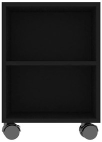 Mobile porta tv nero 120x35x48 cm in legno multistrato
