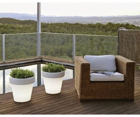 Lampada da esterno Magnolia H 57 cm, in polietilene LED NEWGARDEN