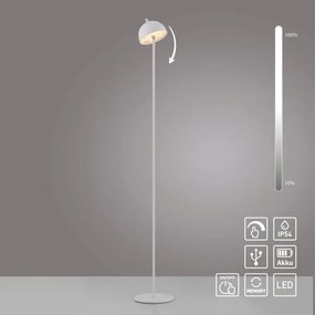 Schöner Wohnen 19245-16 - Piantana LED dimmerabile BELLIS LED/2,5W/5V IP54 bianca
