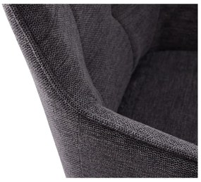 Sedia da pranzo grigio scuro Nolan - Unique Furniture