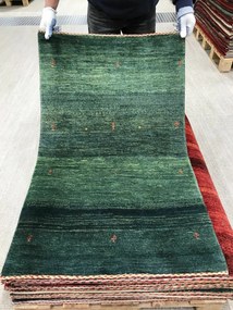 Loribaft Tappeto persiano 120 x 80 Verde (Iran) Annodato A Mano