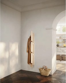 Attaccapanni da parete di colore naturale in pino massiccio 26 cm Keeper – Karup Design