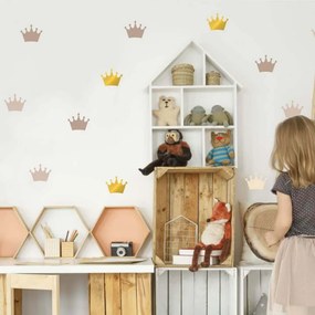 Adesivi murali - DIADEMA marrone per le principesse | Inspio