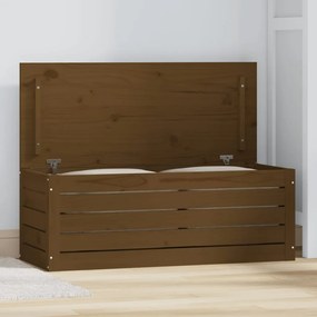 Contenitore Portaoggetti Ambra 89x36,5x33cm Legno Massello Pino /
