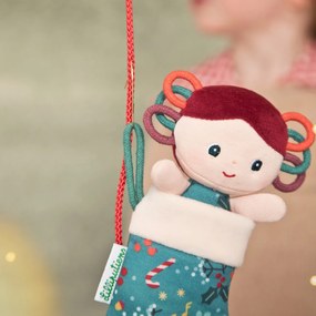 Lilliputiens - Elfo di Natale con calzino azzurro