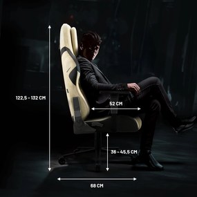 Sedia Da Gaming Diablo X.One Prime Broken Gold Normal Size