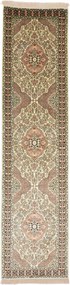 Cashmere Silk Tappeto 320x80 (Indian) Annodato A Mano