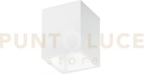 Plafoniera-faretto foster bianca 1 luce attacco gu10 11x11x14cm in ...