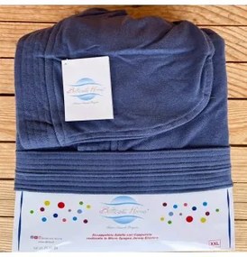Accappatoio microspugna uomo donna Botticelli Home Posillipo Blu L