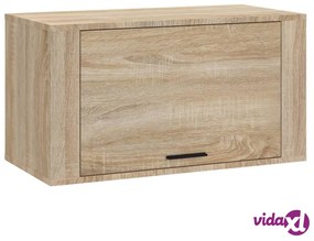 vidaXL Scarpiera a Parete Rovere Sonoma 70x35x38 cm Legno Multistrato