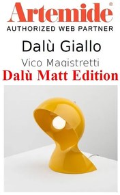 Artemide Dalù giallo matt edition