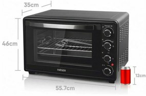 Forno a Convenzione Haeger OV-45B.030A 45 L 2000W