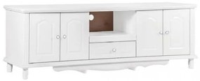 Mobile tv stile provenzale colore bianco in legno PRINCESS 861-Arrediorg.it