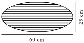 Nordlux - Paralume VILLO E27 diametro 60 cm beige
