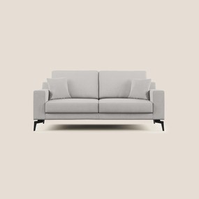 Prestige divano moderno in microfibra smacchiabile T11 grigio_chiaro 146 cm