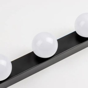 Brilagi - Illuminazione LED per specchio da bagno HOLLYWOOD 3xLED/3W/230V IP44 nero