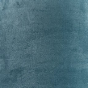 Paralume in velluto blu 50/50/25 con interno dorato