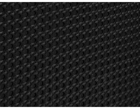 Cassettiera bassa nera in rovere 80x75 cm Pensacola - Unique Furniture