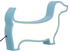 Lampada da tavolo LED per bambini DOG LED/12W/230V blu