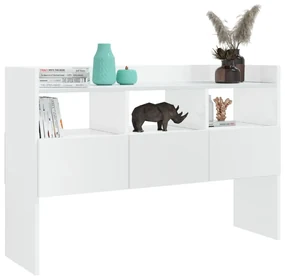 Credenza bianca lucido 105x30x70 cm in truciolato