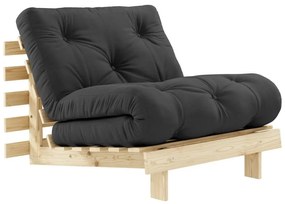 Sedia variabile Raw/Grigio scuro Roots - Karup Design