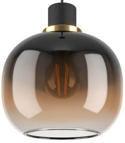 Eglo 99614 - Lampadario a sospensione con filo OILELLA 1xE27/40W/230V marrone