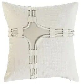 Cuscino Home ESPRIT Bianco 45 x 10 x 45 cm