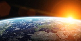 Quadro su tela – Vista del pianeta dallo spazio