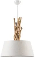 5029/S - Lampadario In Sospensione Woody Legno Par. Diam. 45