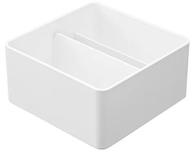 Organizzatore da bagno in metallo bianco per cosmetici - YAMAZAKI