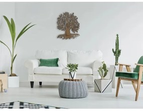 Li-Go 23673/DUB2 - Decorazione da parete LED 10W/5V 20000 mAh 45x55 cm rovere + telecomando