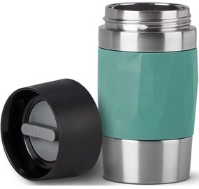 Tefal - Tazza termica 300 ml COMPACT MUG acciaio inossidabile/verde
