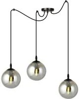 Lampada a Sospensione Gigi, Grigio, Acciaio, 200x200x42 cm, EPIKASA