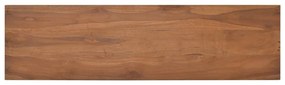 Mobile porta tv 110x30x50 cm in legno massello di teak