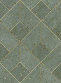 Coordonne Carta da parati Diamond Cork - Lagoon