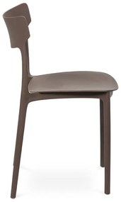 Sedia da esterno marrone in plastica Biá – Bonami Essentials