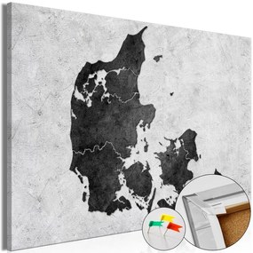 Quadri di sughero  Stone Denmark [Cork Map]  Larghezza x Altezza Home decor 60x40