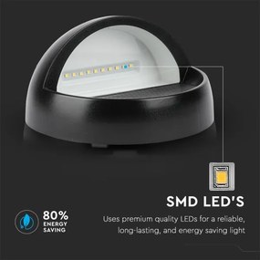 Applique a LED da esterno LED/3W/230V 4000K IP65 nero