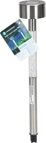 Aigostar - Lampada solare LED LED/0,006W/1,2V 36,7cm cromo 6500K IP44