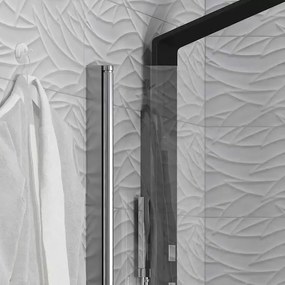 Kamalu - Box doccia 105x70 anta battente e fisso | KS5000S