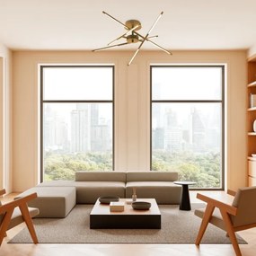 Rabalux 71339 - Lampadario a plafone LED HENLI2 LED/40W/230V 3000K oro