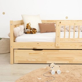 Letto per bambini Teddy Plus - naturale - letto 160x80 cm