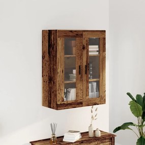 Mobile A Parete Legno Antico 69,5x34x90 Cm /