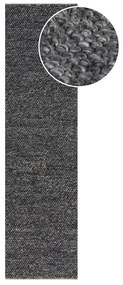 Tappeto in lana grigio scuro 60x230 cm Minerals - Flair Rugs
